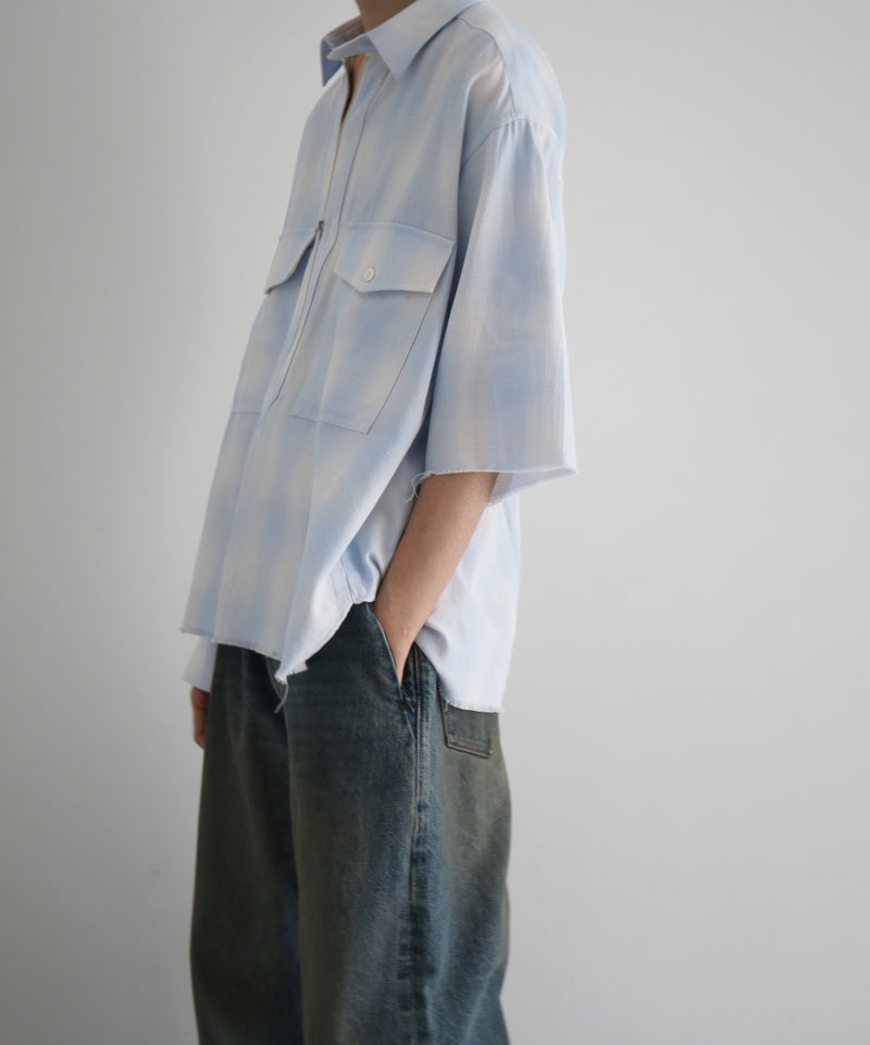 ensou. Left-handed shirt "A.SONIC BLUE"