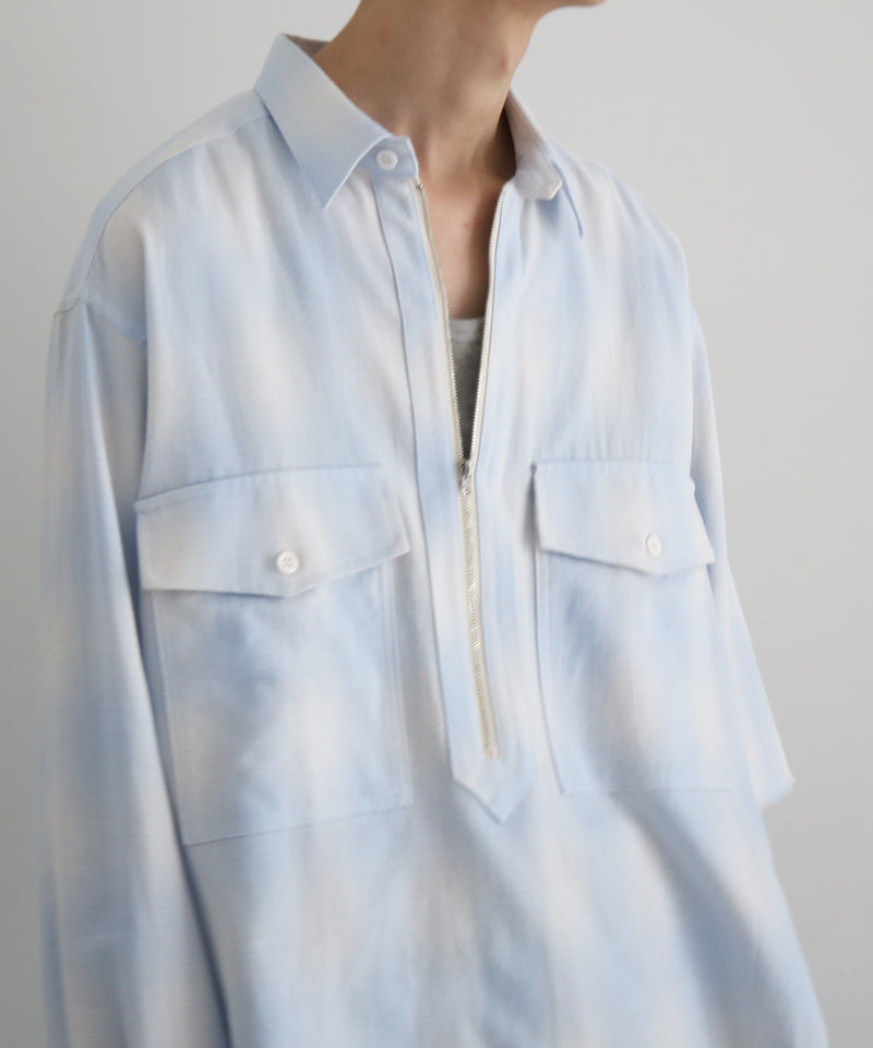 ensou. Left-handed shirt "A.SONIC BLUE"