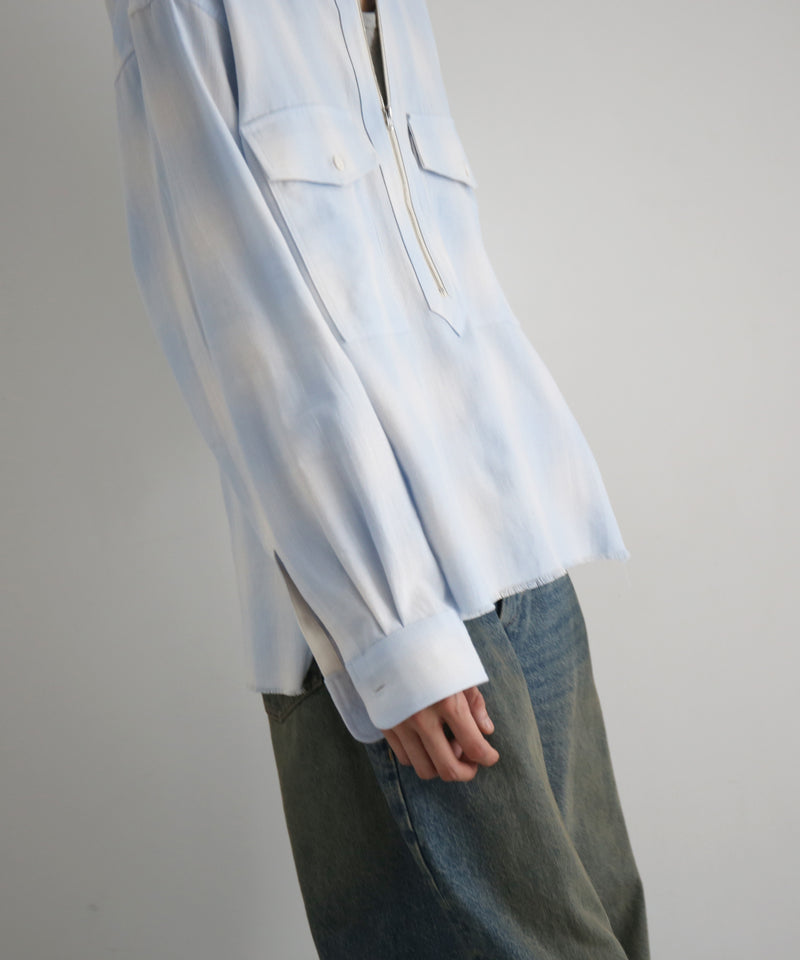 ensou. Left-handed shirt "A.SONIC BLUE"