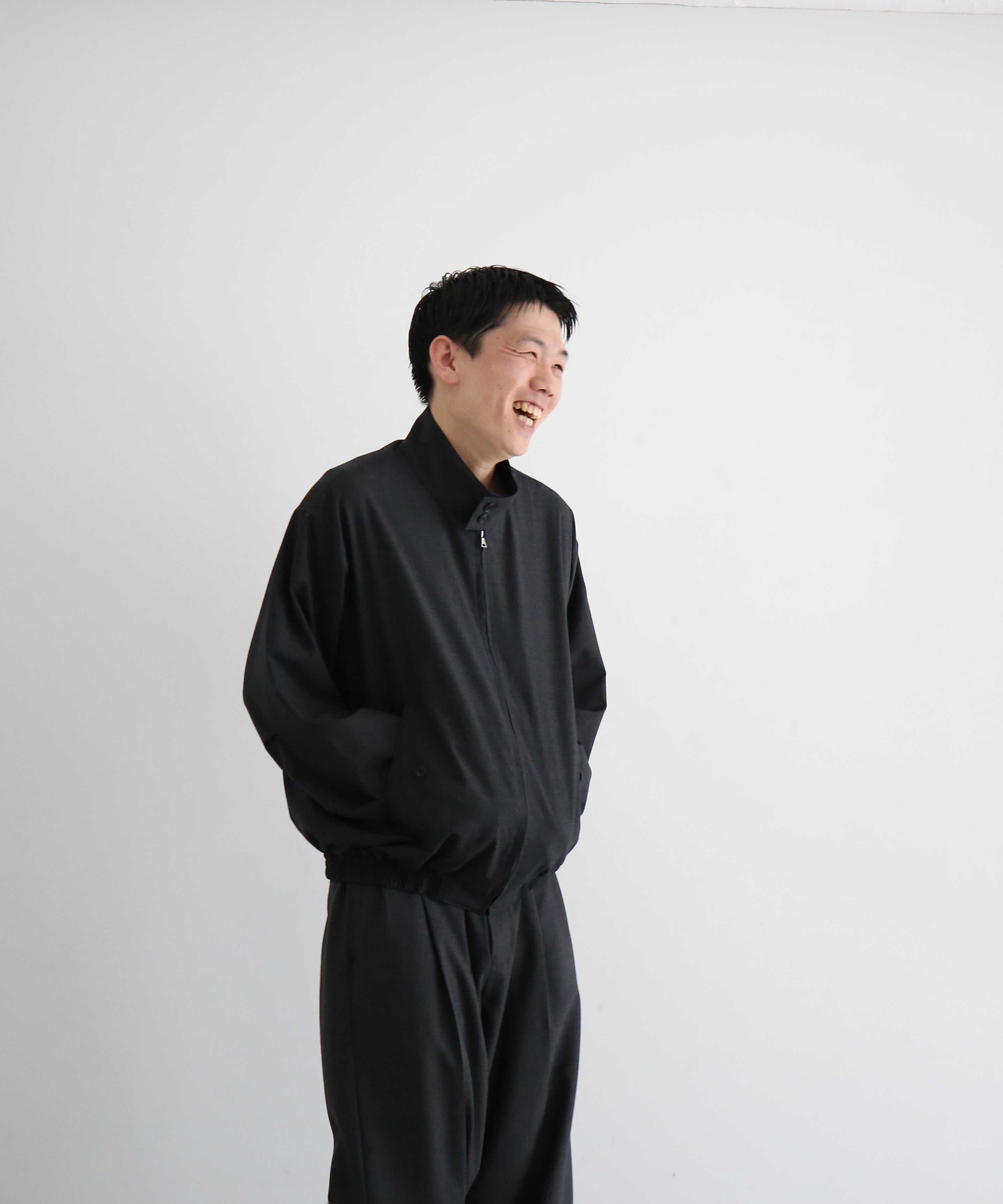 gypsohila clear blouson ブラック　上下 GP-257 Clear Blouson | gypsohila