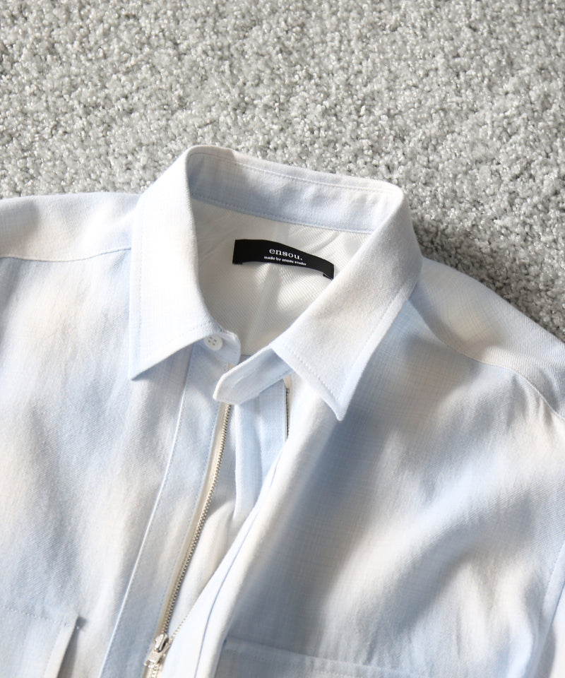ensou. Left-handed shirt "A.SONIC BLUE"