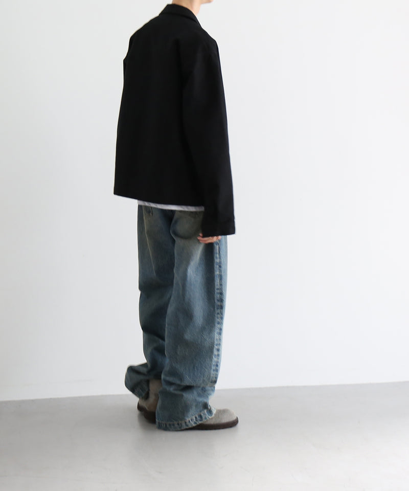 well Moleskin jacket "BLACK"