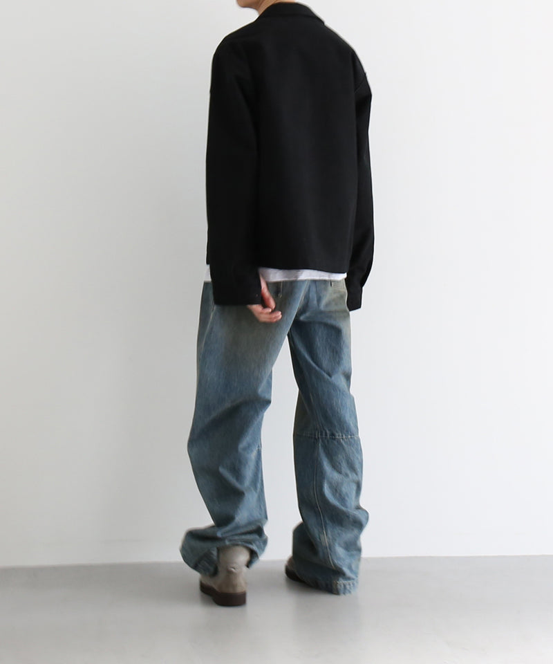well Moleskin jacket "BLACK"