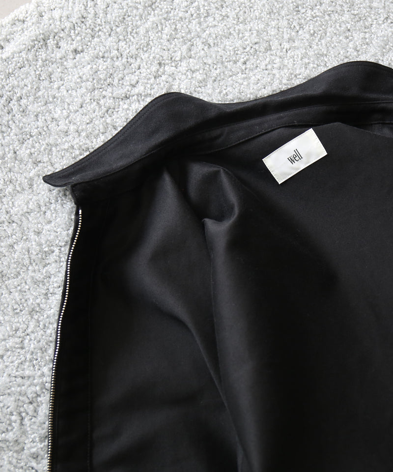 well Moleskin jacket "BLACK"