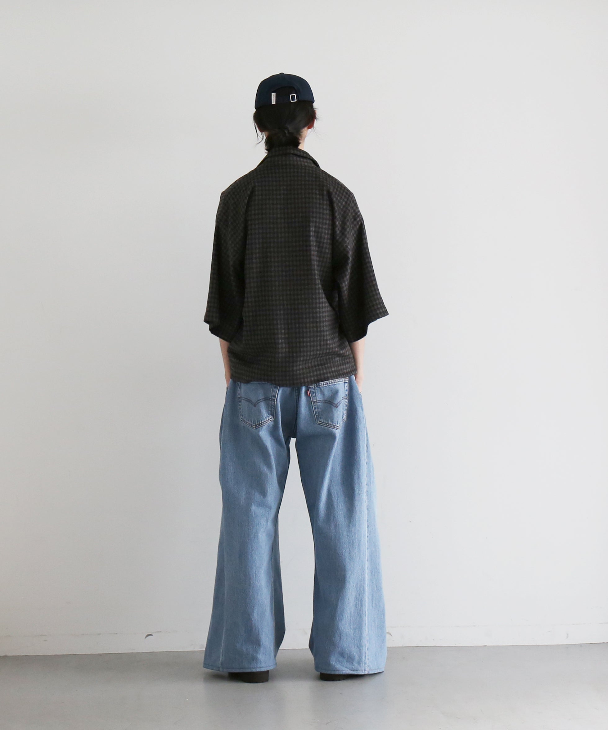 BLESS Kimono Sack "CASHMERE GREY CARRÉ"