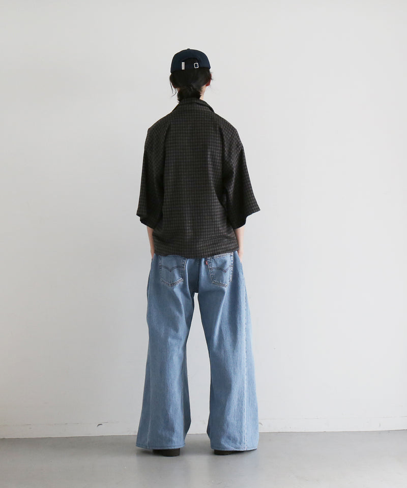 BLESS Kimosakko "CASHMERE GREY CARRÉ"