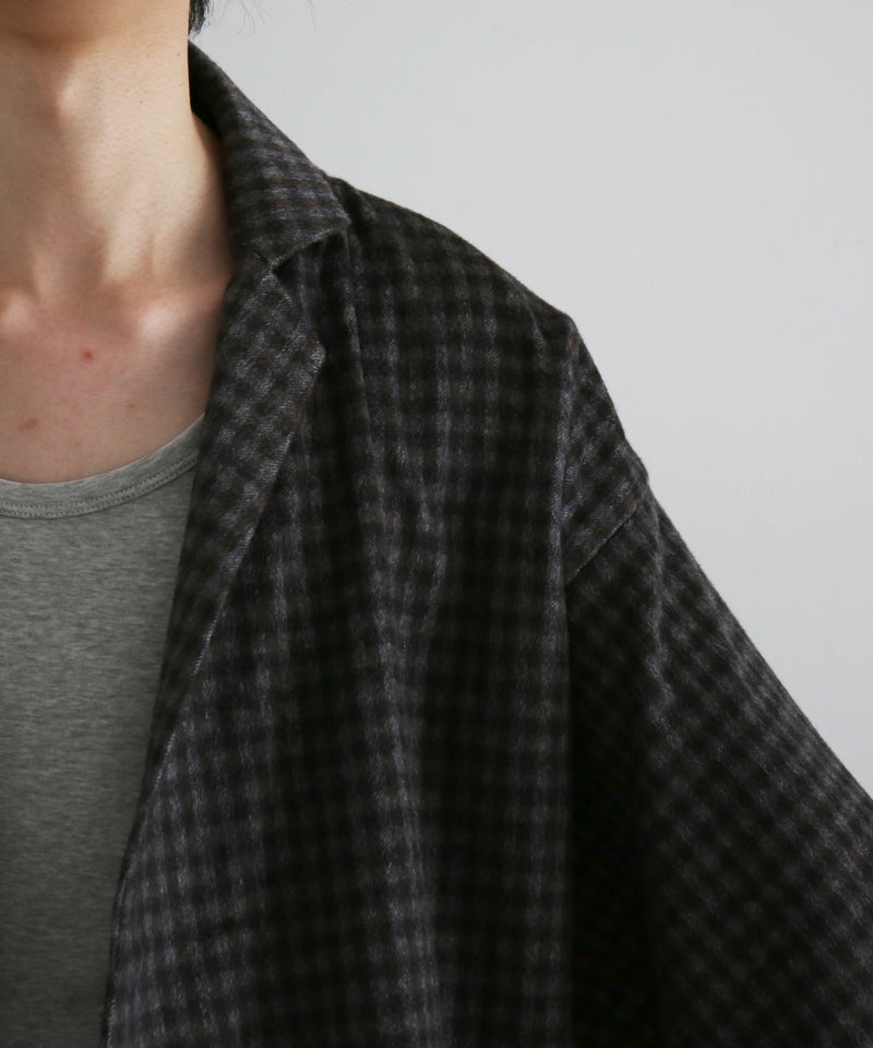 BLESS Kimosakko "CASHMERE GREY CARRÉ"