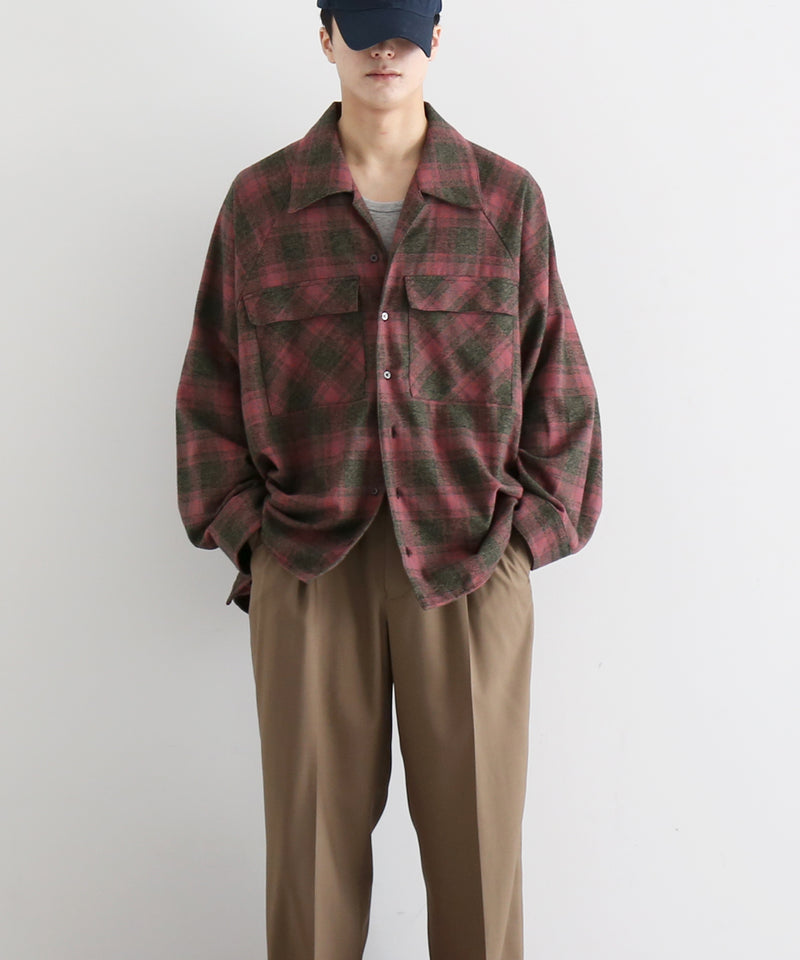 my beautiful landlet O/c check shirt "YELLOW"