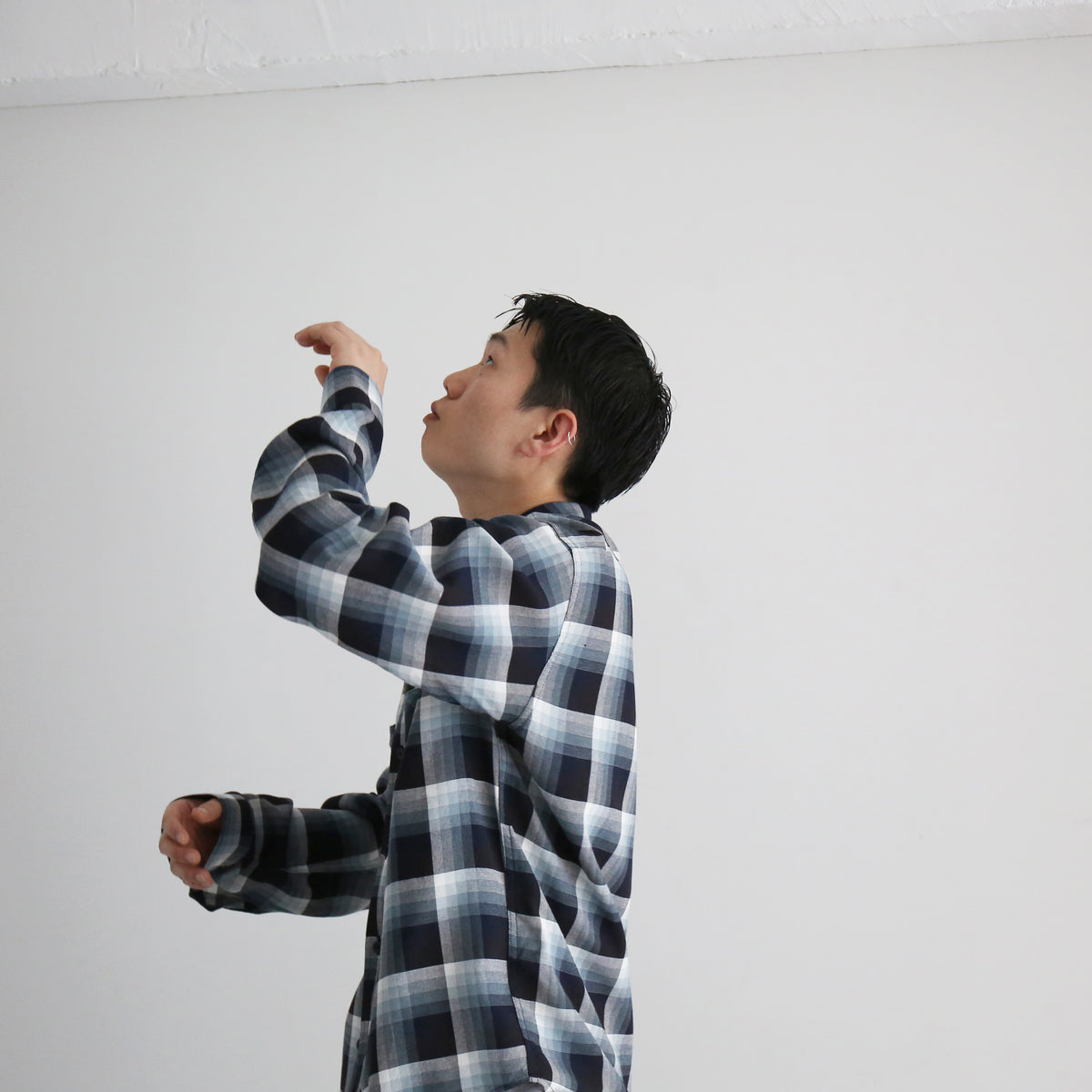 UNUSED【アンユーズド】メンズ 長袖シャツ Us2562 long sleeve rayon