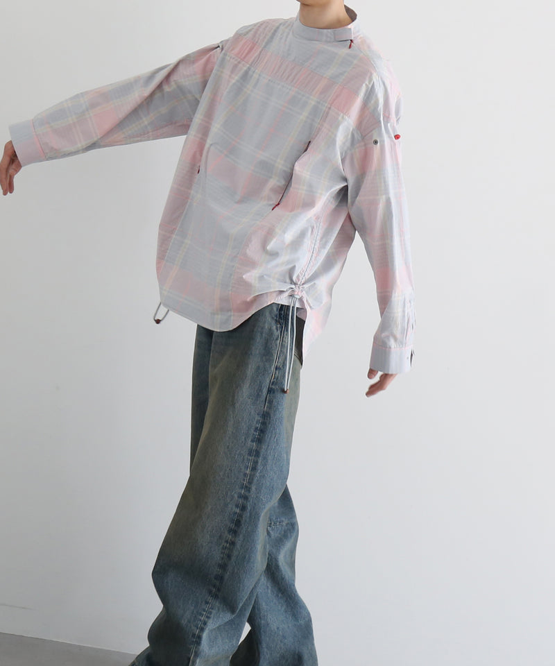 JIAN YE Yi shirt skirt "PASTEL CHECK"