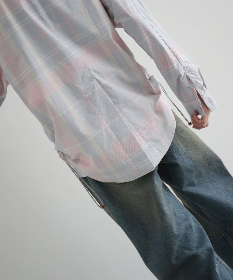 JIAN YE Yi shirt skirt "PASTEL CHECK"