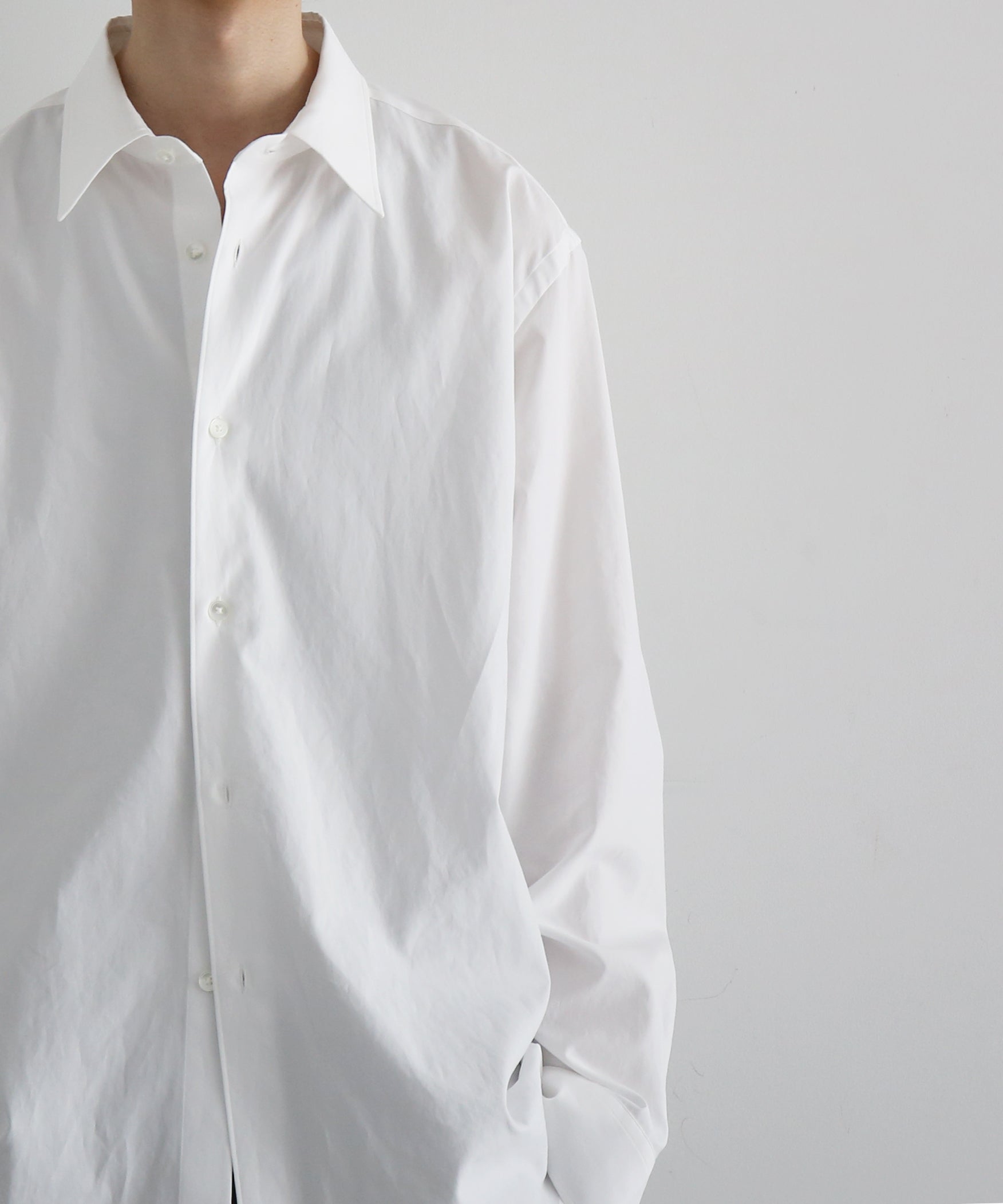 AURALEE【オーラリー】Washed finx twill shirt 