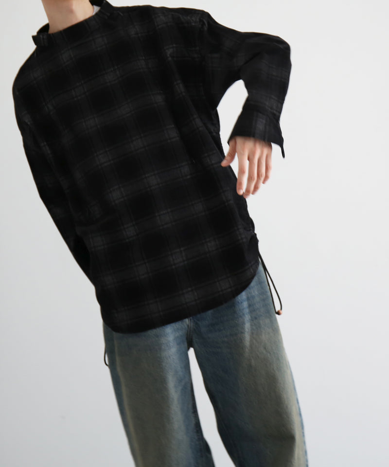 JIAN YE Yi shirt skirt "BLACK CHECK"