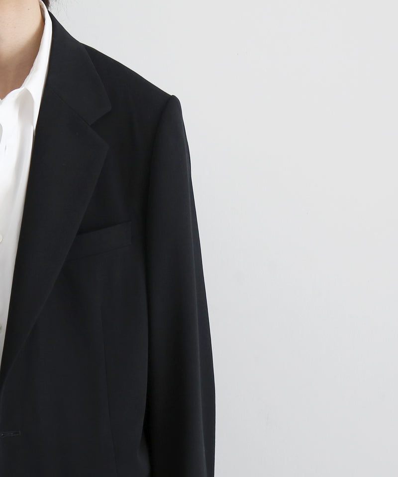 AURALEE Light wool max gabardine jacket "TOP BLACK"