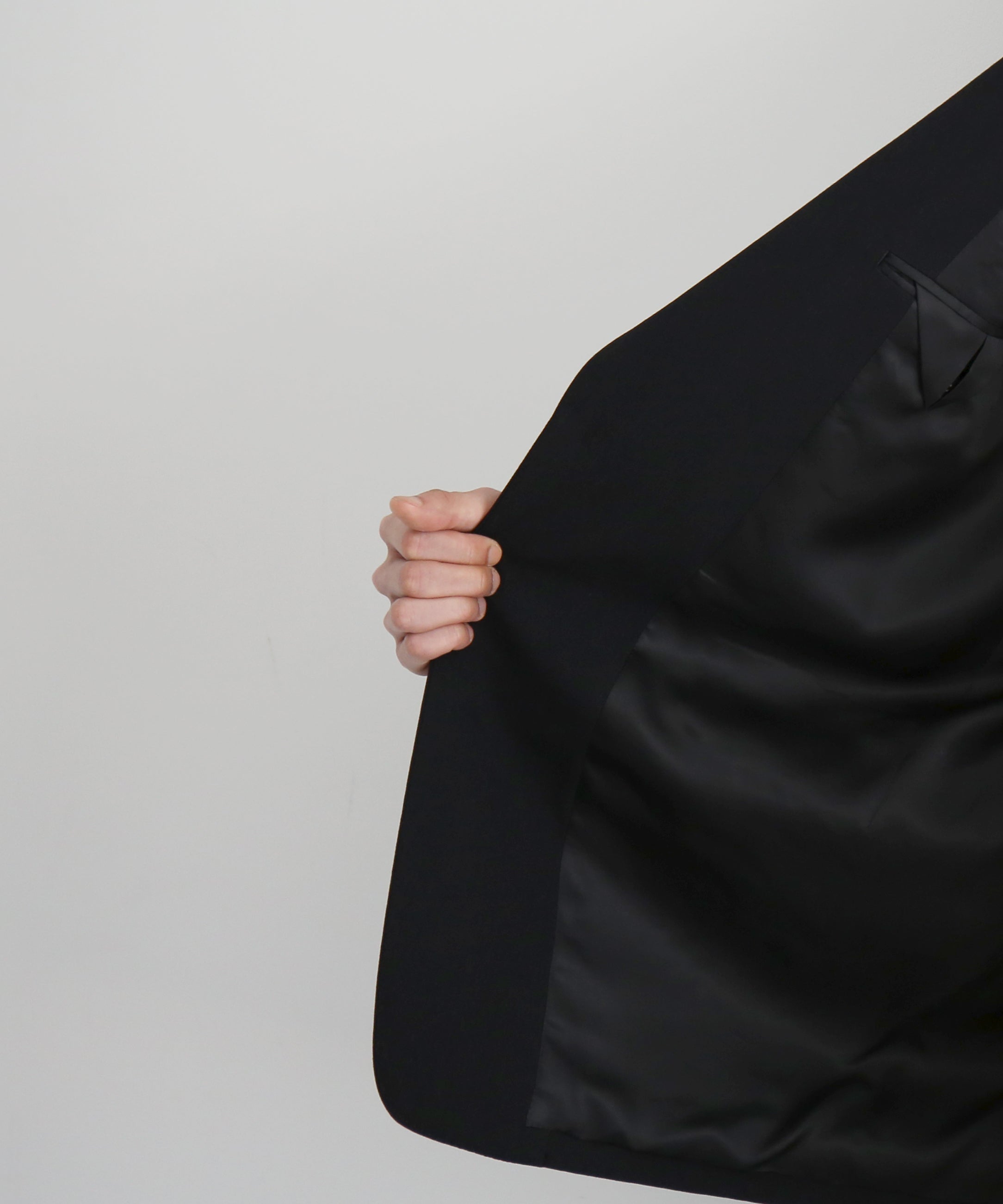 AURALEE Light wool max gabardine jacket "TOP BLACK"