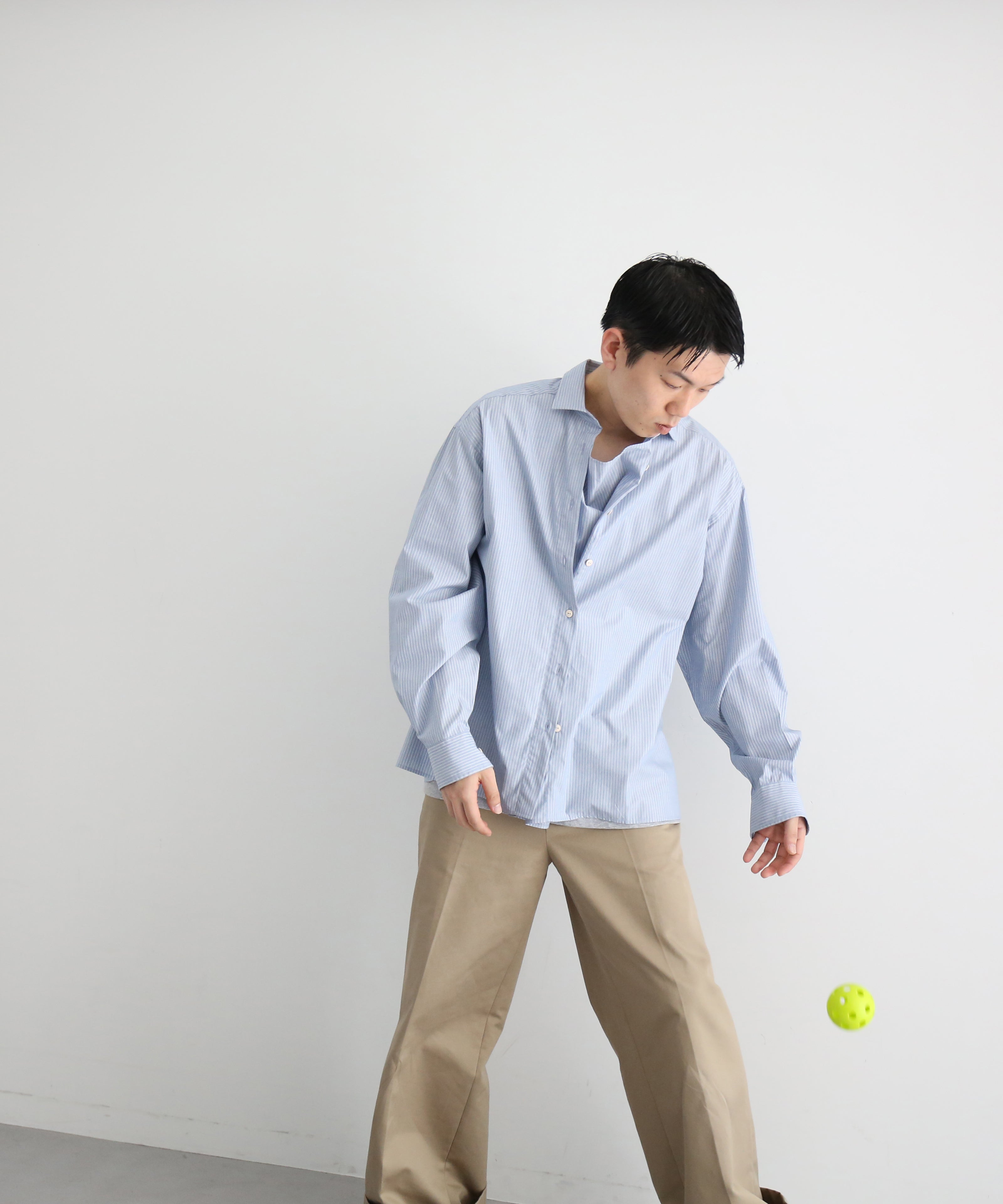 Baserange【ベースレンジ】メンズ 長袖シャツ Keep shirt S,M