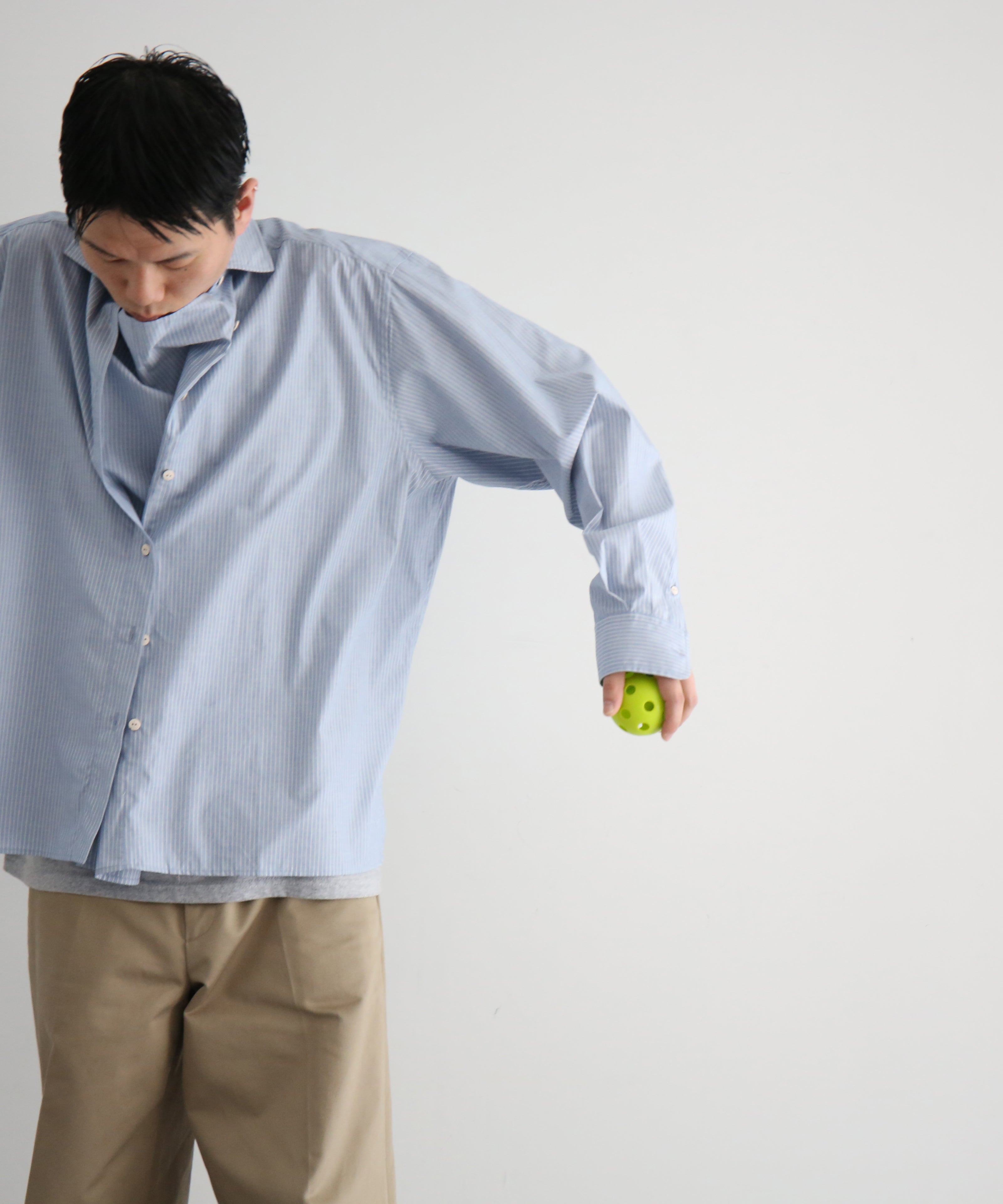 Baserange【ベースレンジ】メンズ 長袖シャツ Keep shirt S,M
