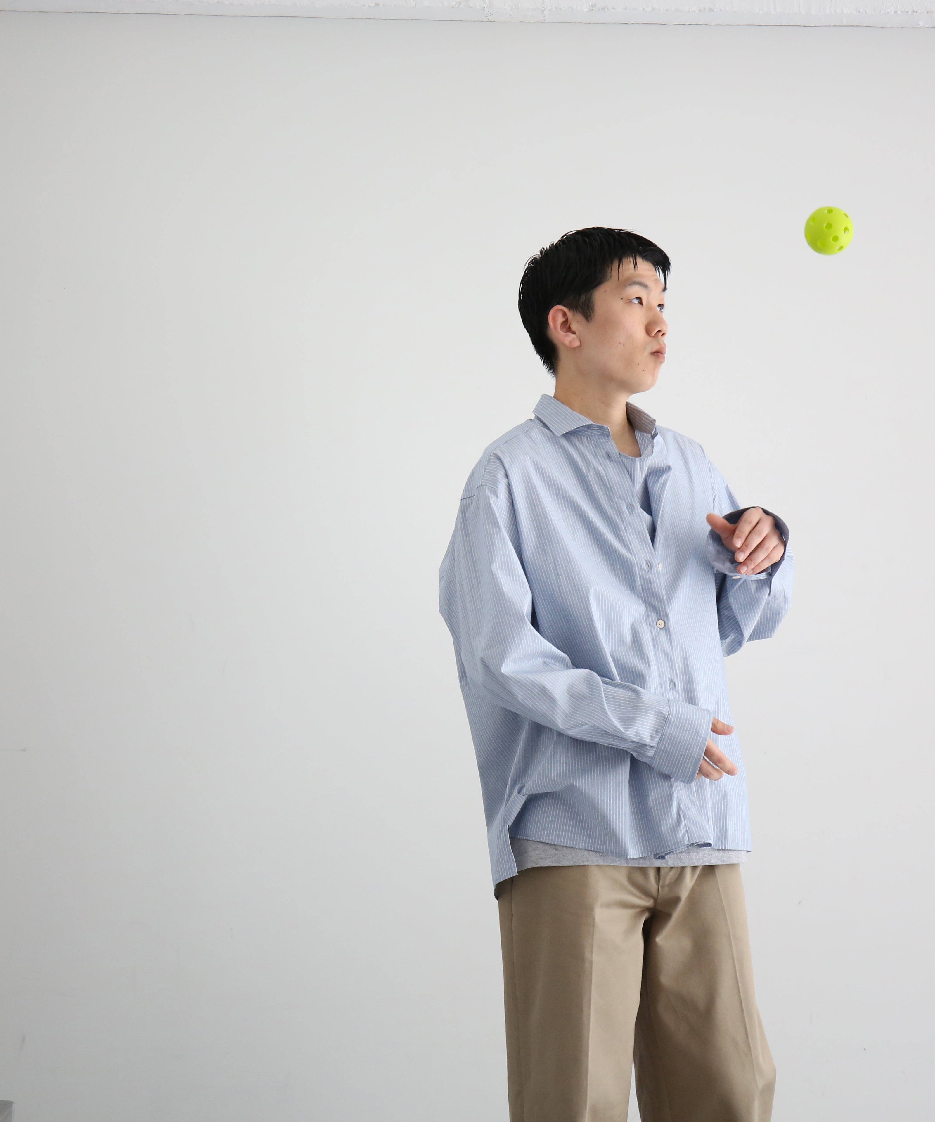 Baserange Keep shirt S,M "BLUESTRIPE"