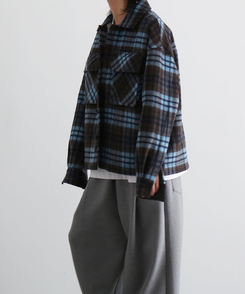 entire studios Fjord shirt “BLUE CHECK”
