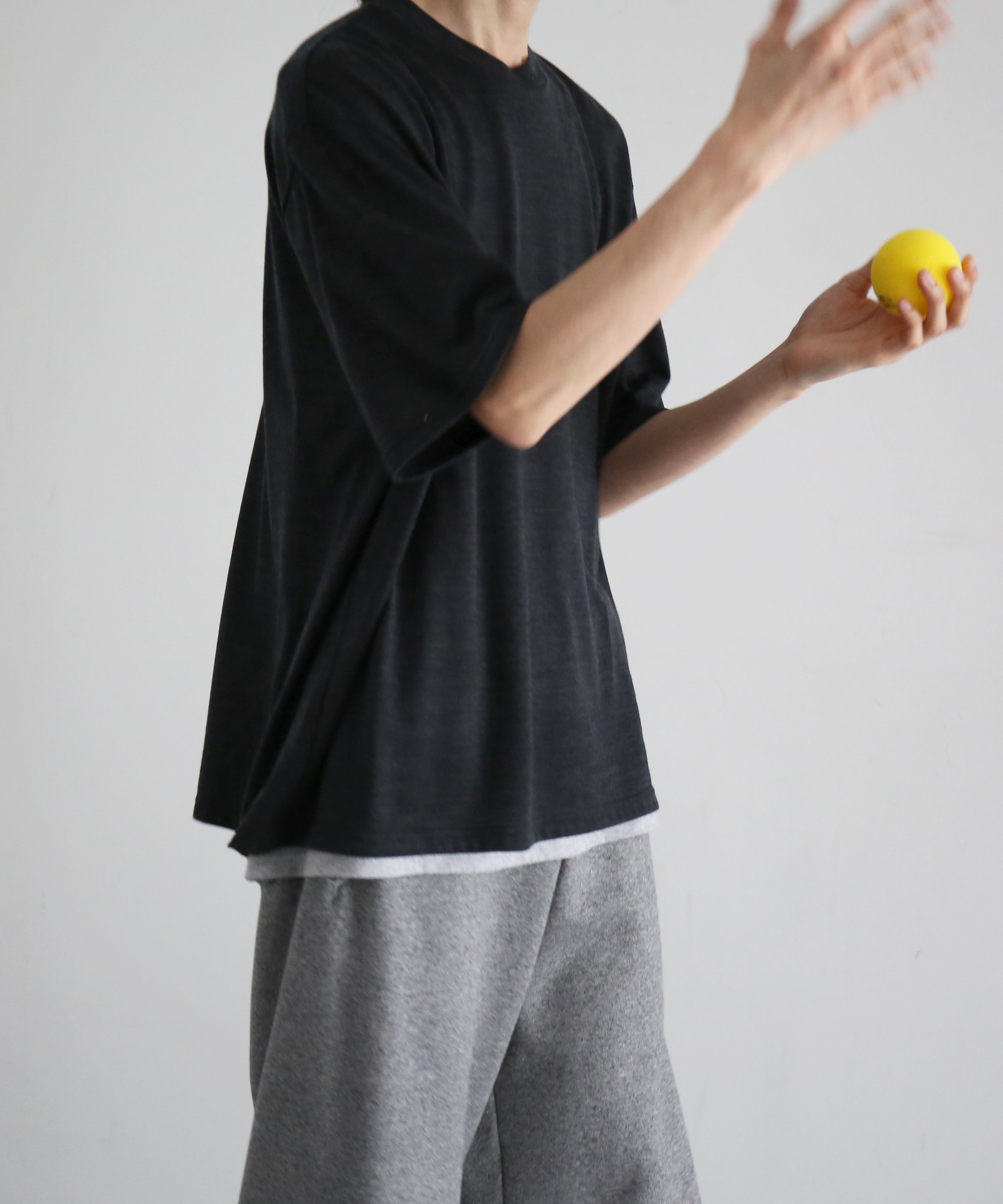 DIGAWEL Merino wool t-shirt "C.GRAY"