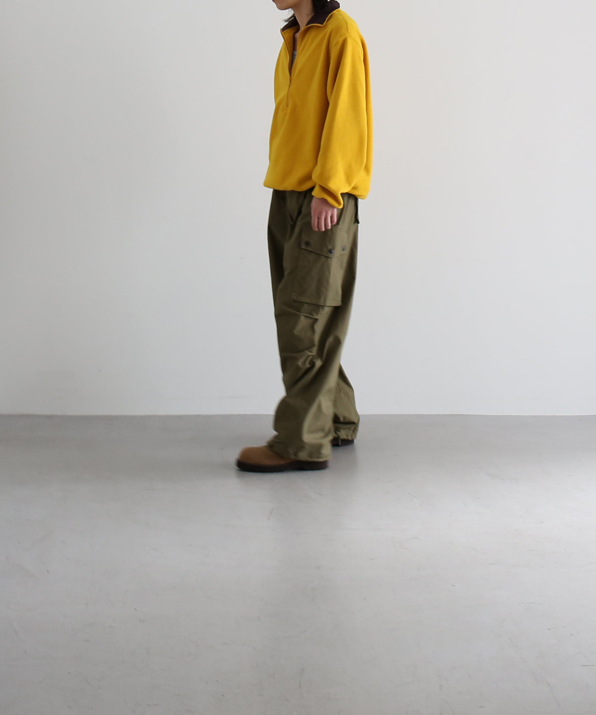 entire studios Shell fleece “CANARY”