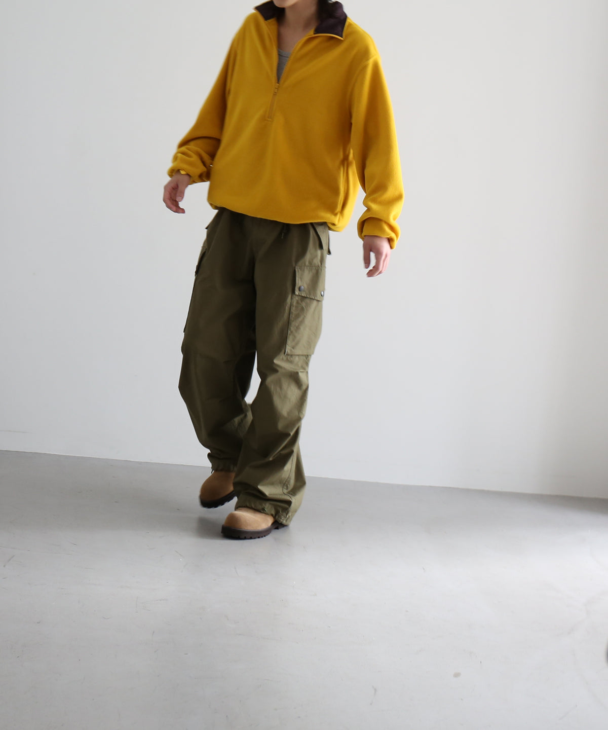 entire studios Shell fleece “CANARY”