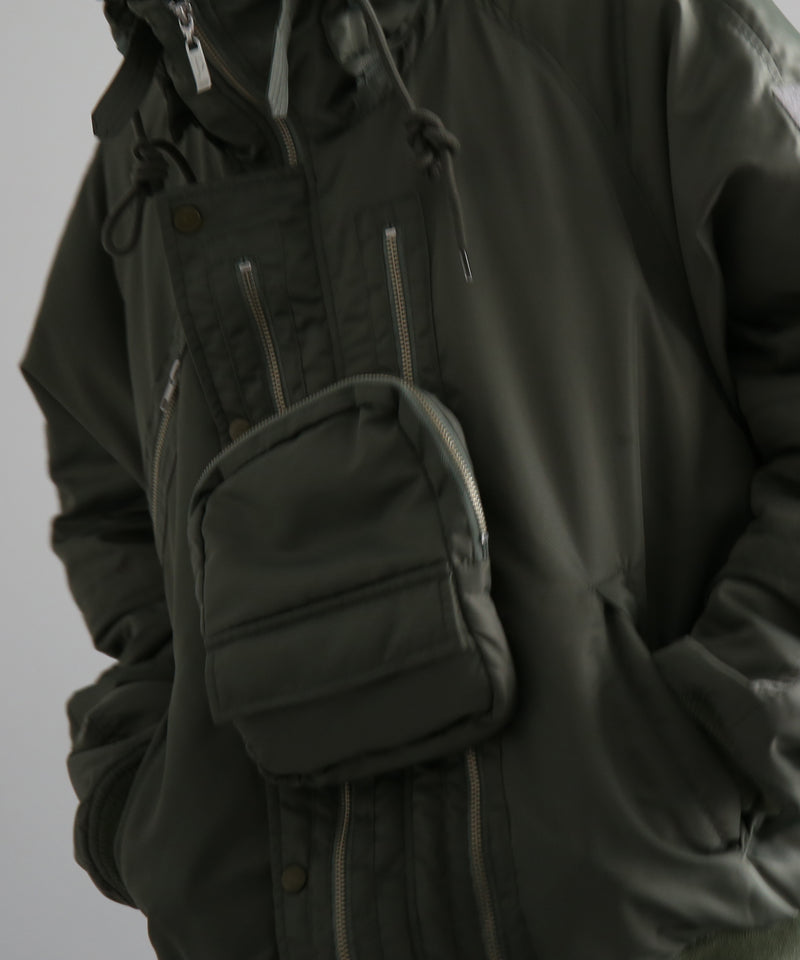 PHINGERIN Visor lift flight jacket “A:OLIVE"