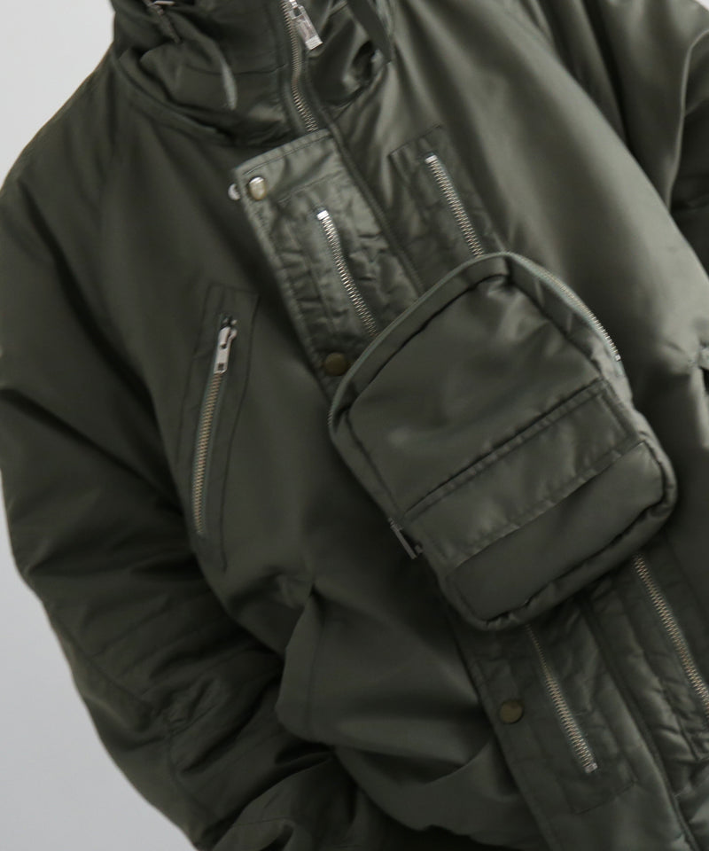 PHINGERIN Visor lift flight jacket “A:OLIVE"