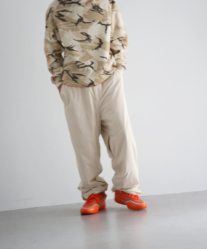 PHINGERIN Cushy fleece pants “A:LIGHT BEIGE”