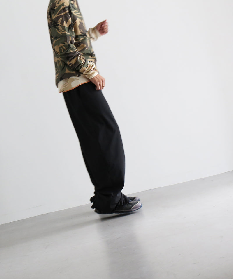 PHINGERIN Cushy fleece pants “C:BLACK”