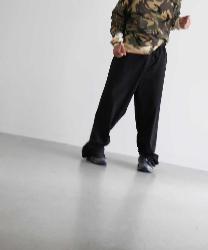 PHINGERIN Cushy fleece pants “C:BLACK”