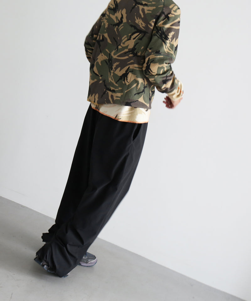 PHINGERIN Cushy fleece pants “C:BLACK”