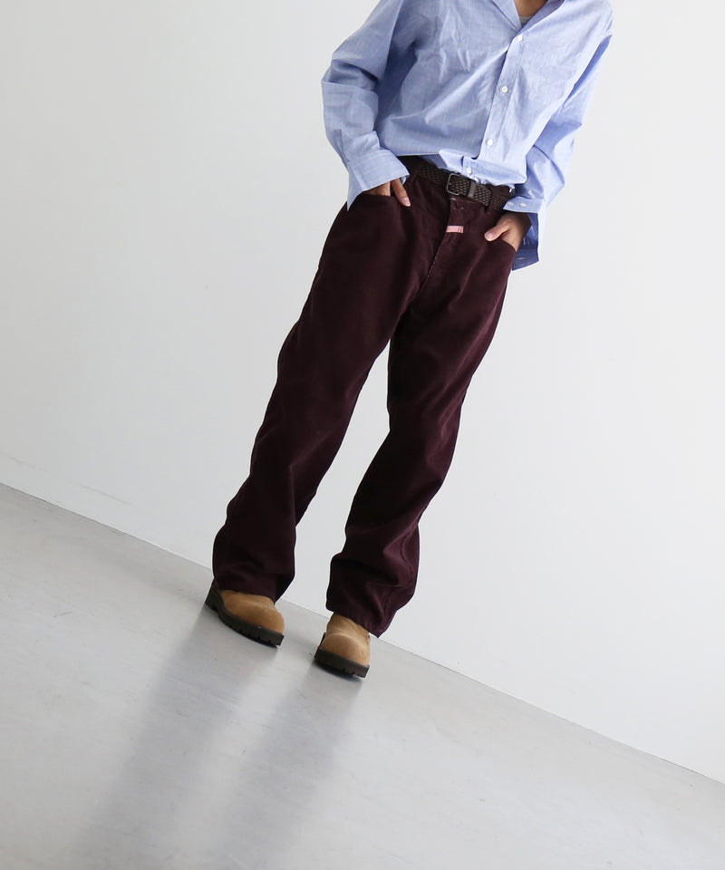 【EXCLUSIVE】gourmet jeans Type 2 basic "BURGUNDY"