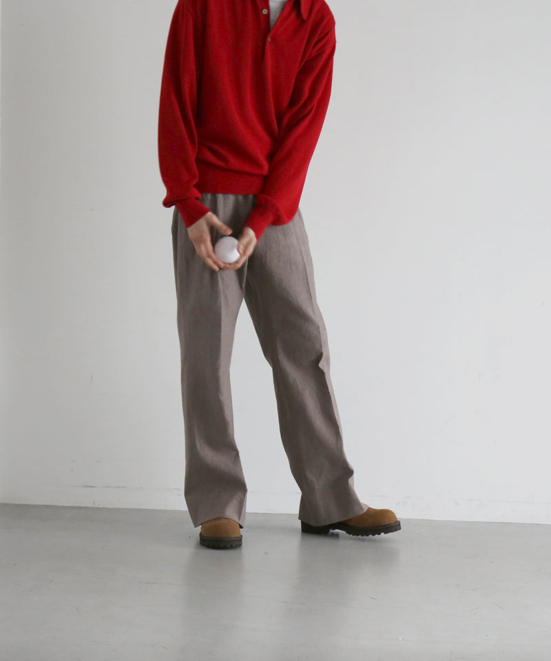 【EXCLUSIVE】saby The wide flare trouser "L.BRW"