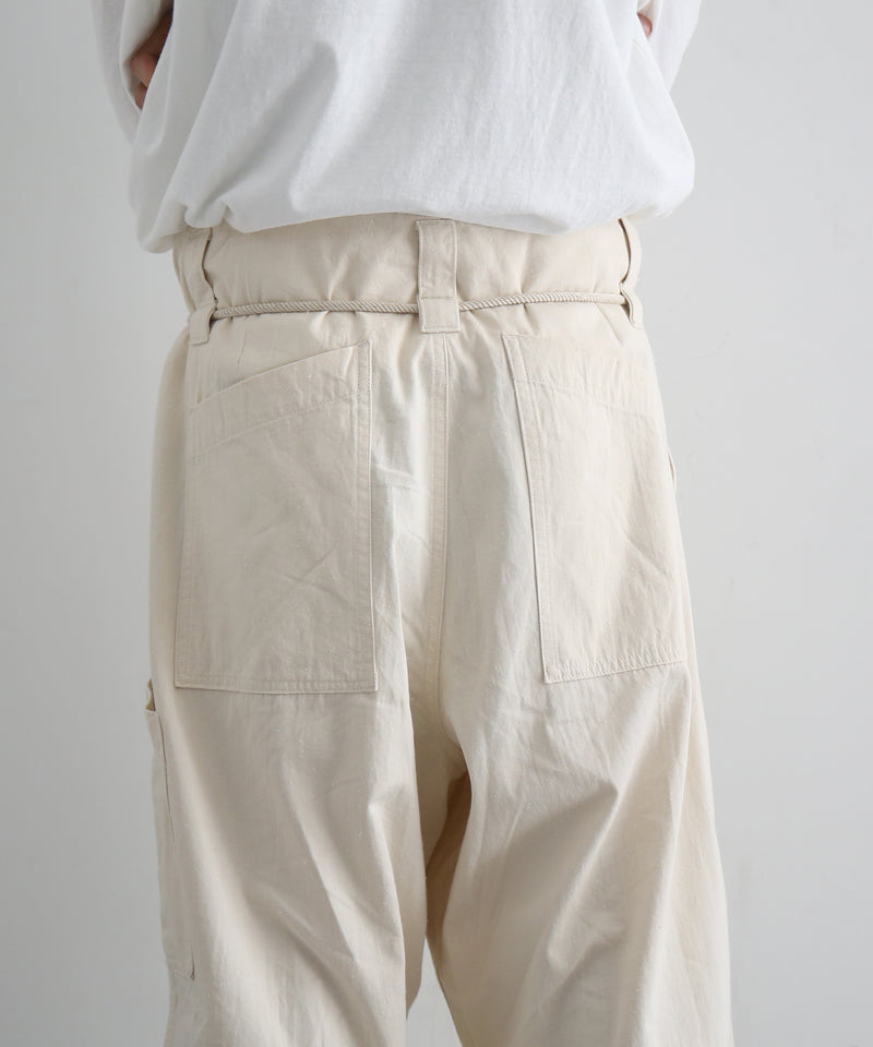 【EXCLUSIVE】WHOWHAT Origami pocket cargo pants "IVORY"