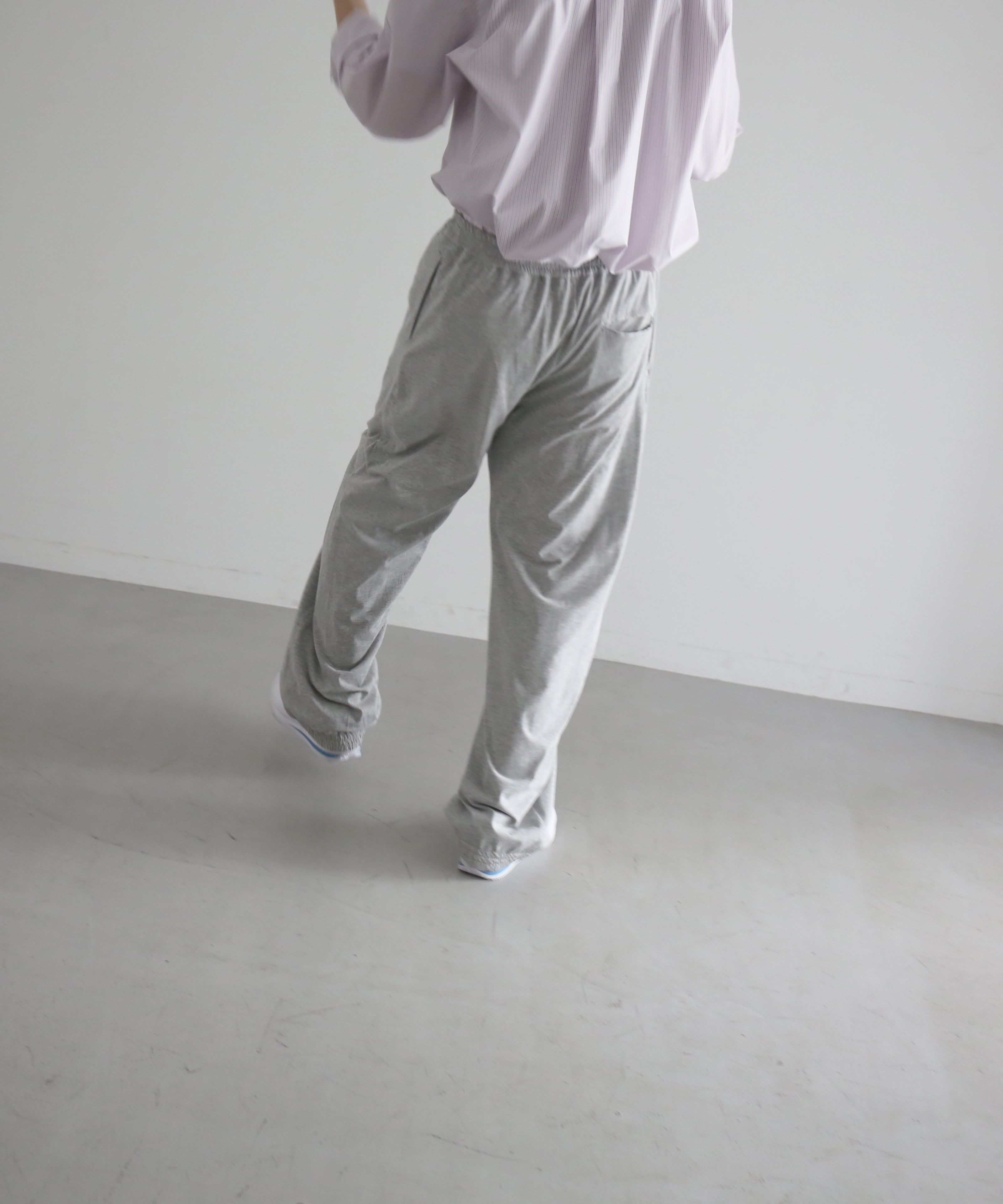 KAIKO Double loose easy pants "TOP GRAY"