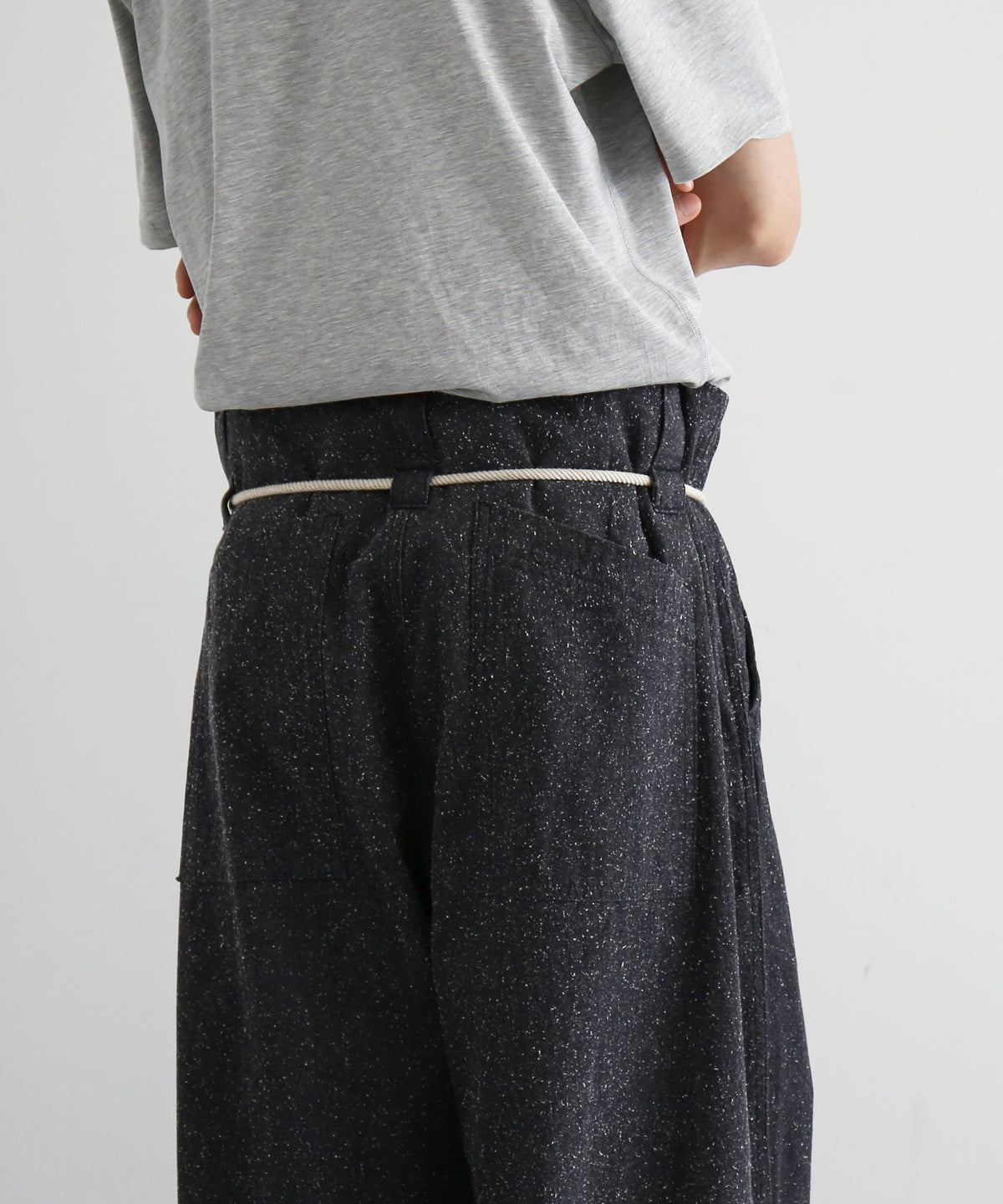 【EXCLUSIVE】WHOWHAT Origami pocket cargo pants "BLACK"