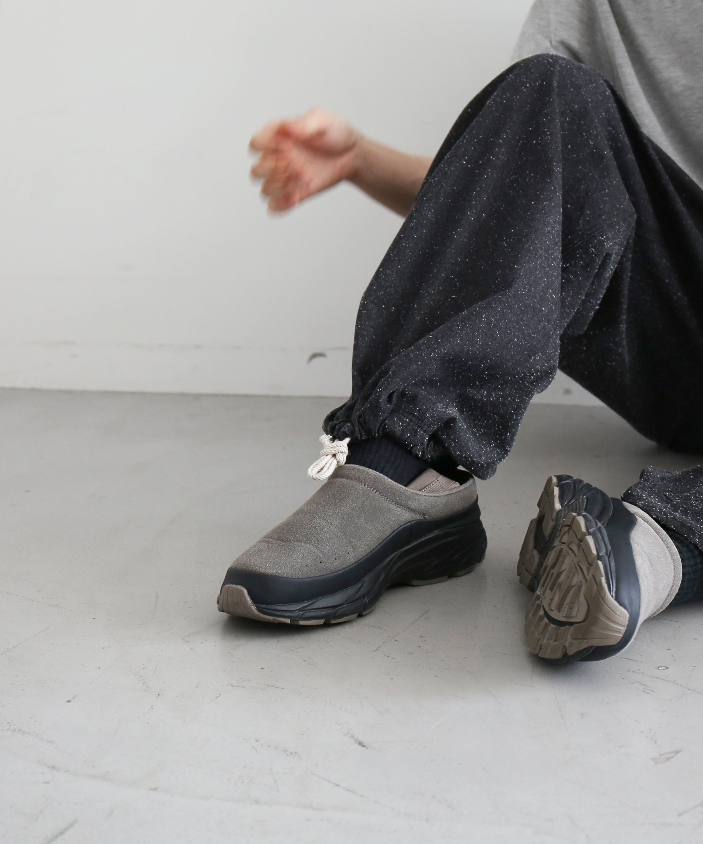 【EXCLUSIVE】WHOWHAT Origami pocket cargo pants "BLACK"