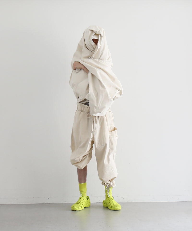 【EXCLUSIVE】WHOWHAT Origami pocket cargo pants "IVORY"