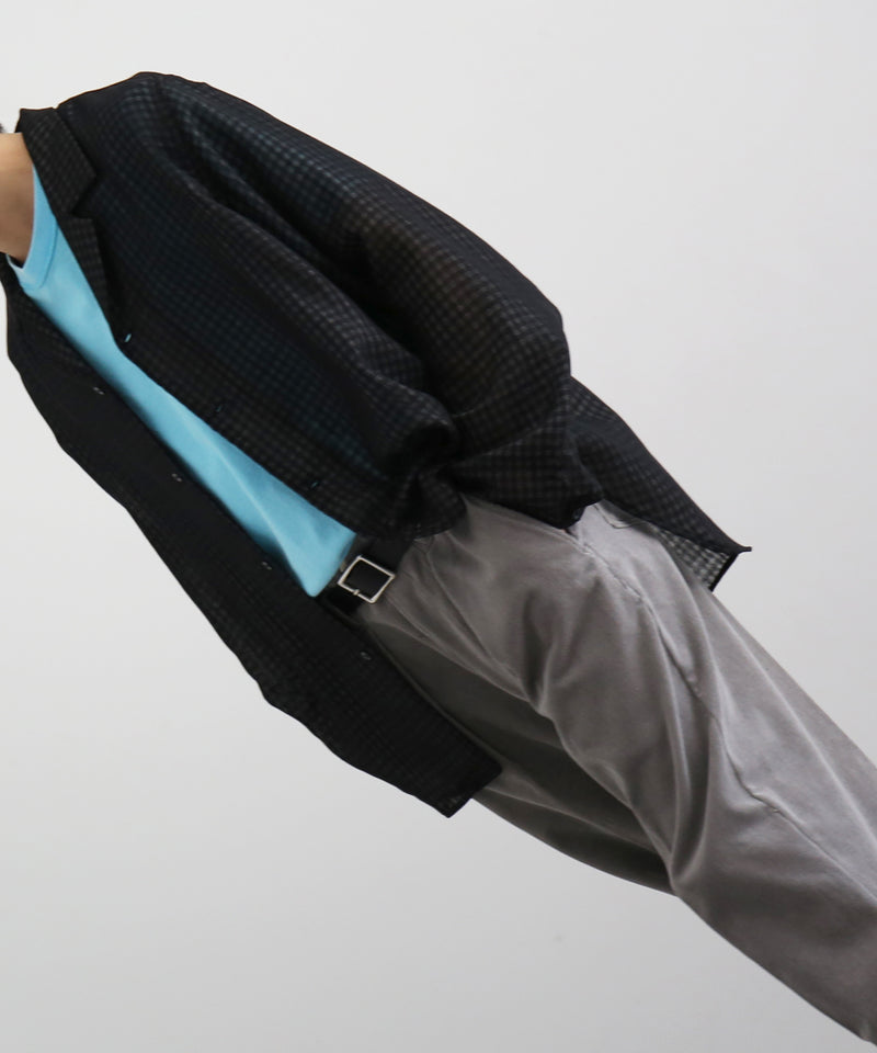 saby Lapel shirt -bishu japan wool plaid fab- "GINGHAM CHECK"