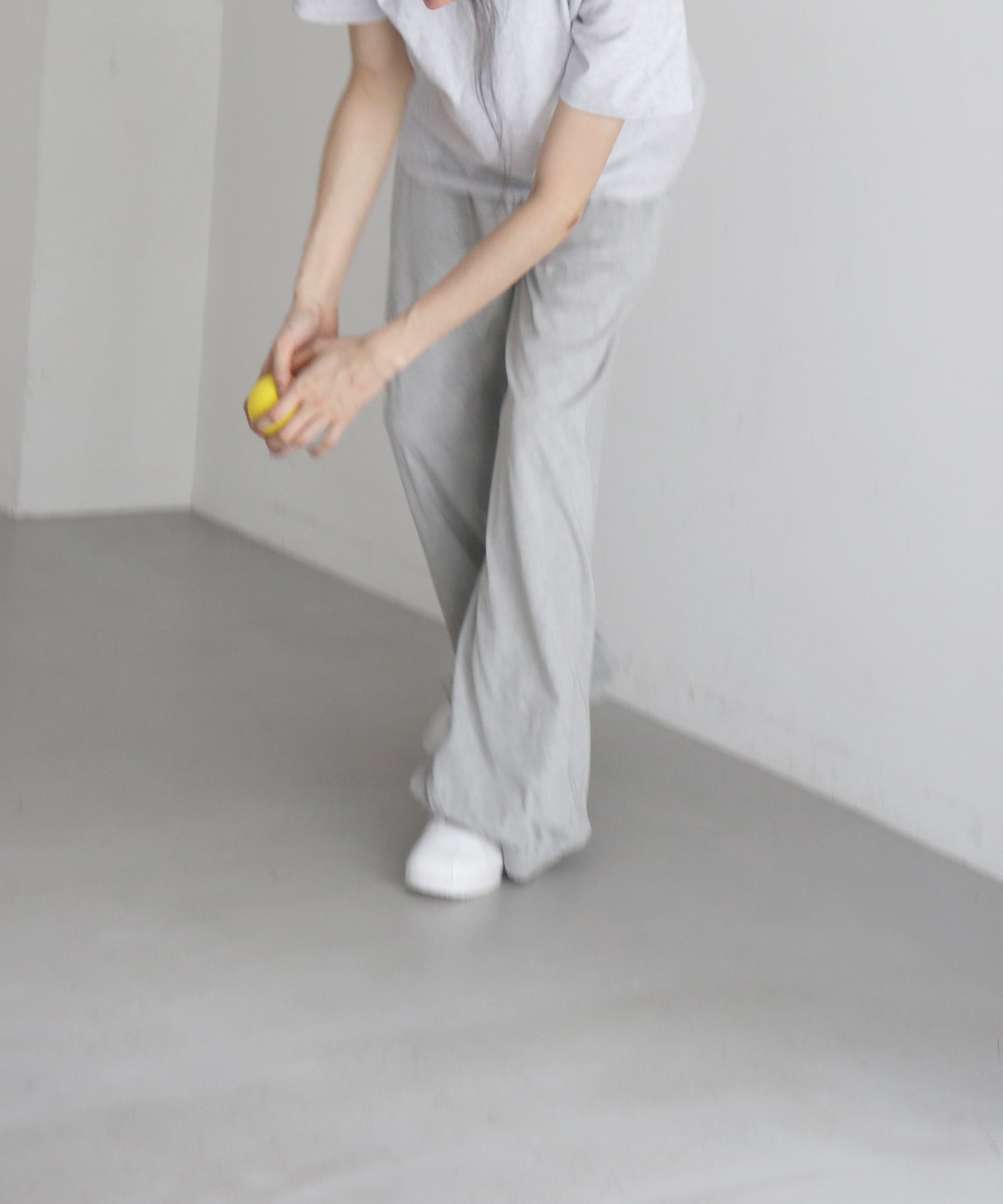 KAIKO Double wide easy pants "TOP GRAY"
