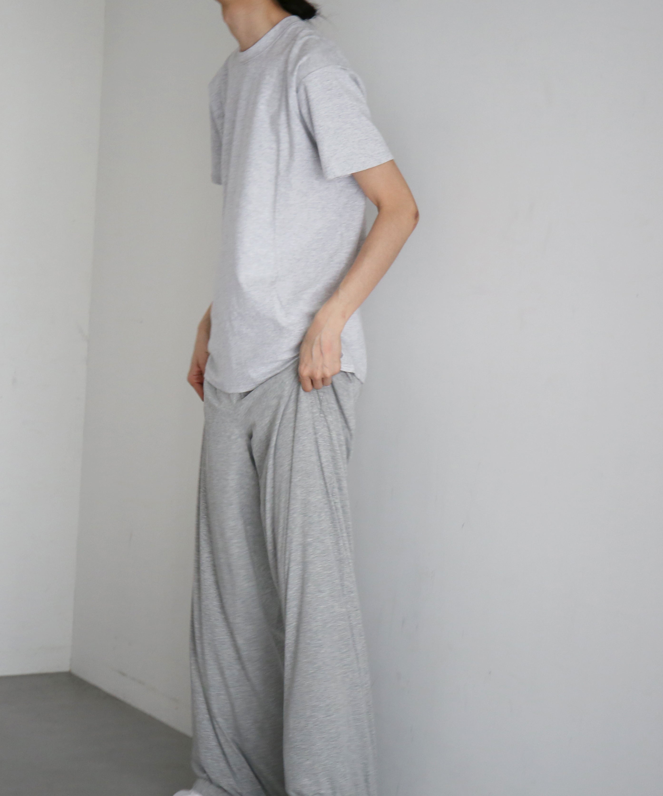 KAIKO Double wide easy pants "TOP GRAY"