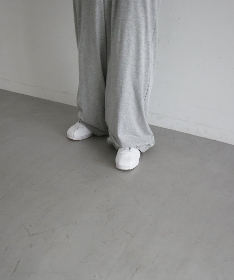 KAIKO Double wide easy pants "TOP GRAY"