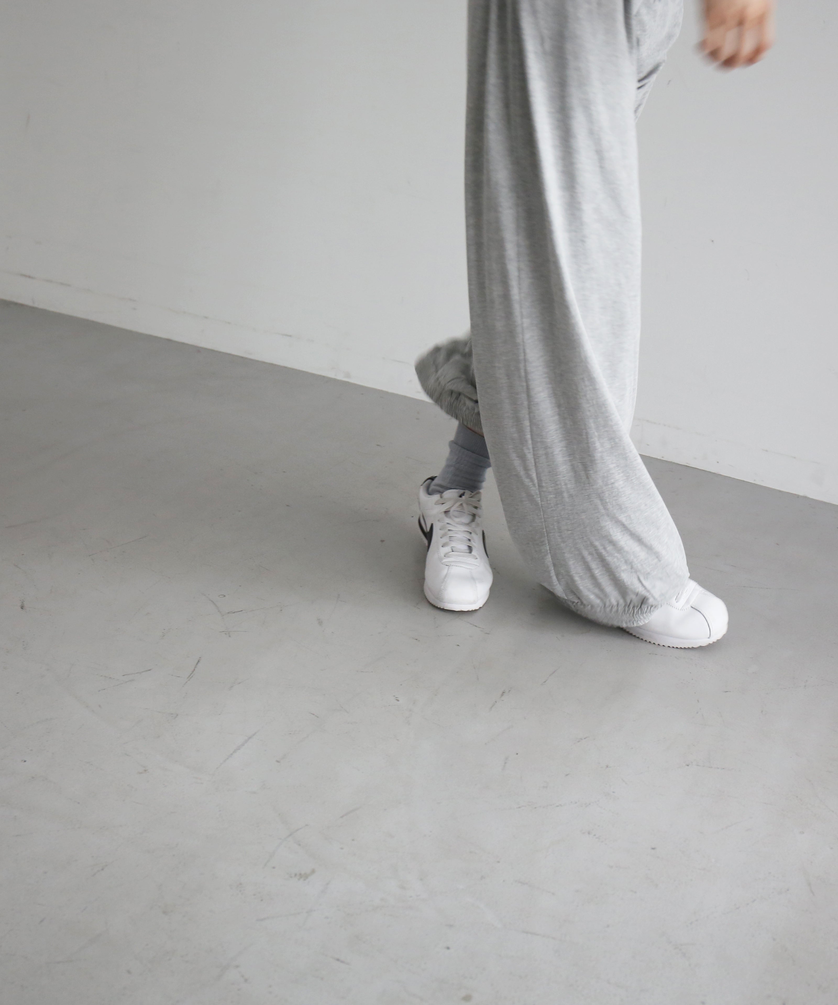 KAIKO Double wide easy pants "TOP GRAY"