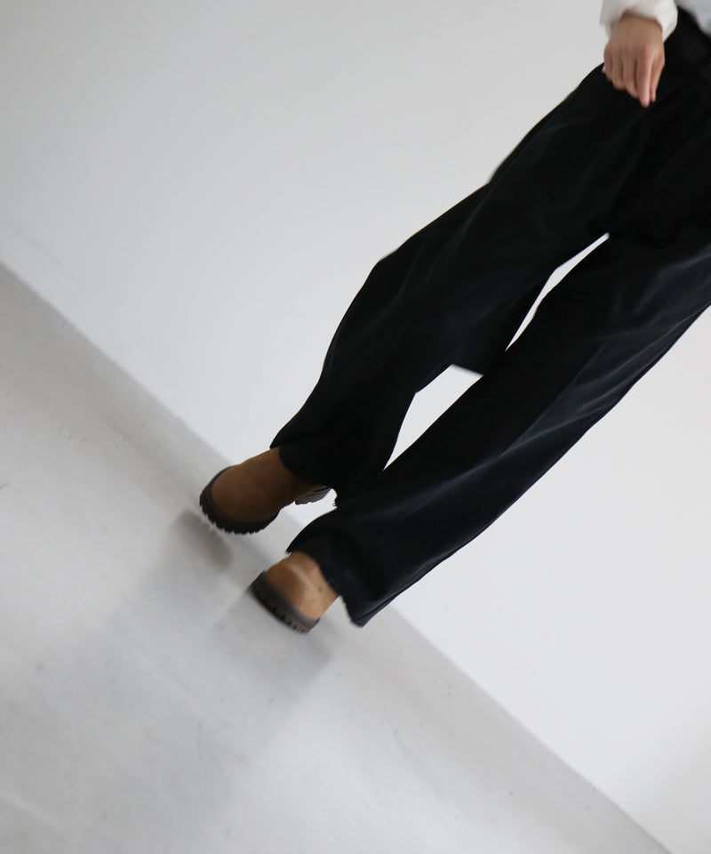 saby Tuck-baggy type 2 - enshu japan soft cord fab -  "BLACK"