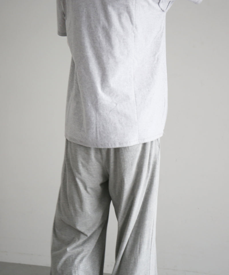 KAIKO Double wide easy pants "TOP GRAY"