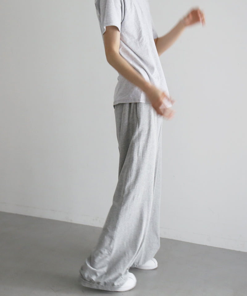 KAIKO Double wide easy pants "TOP GRAY"