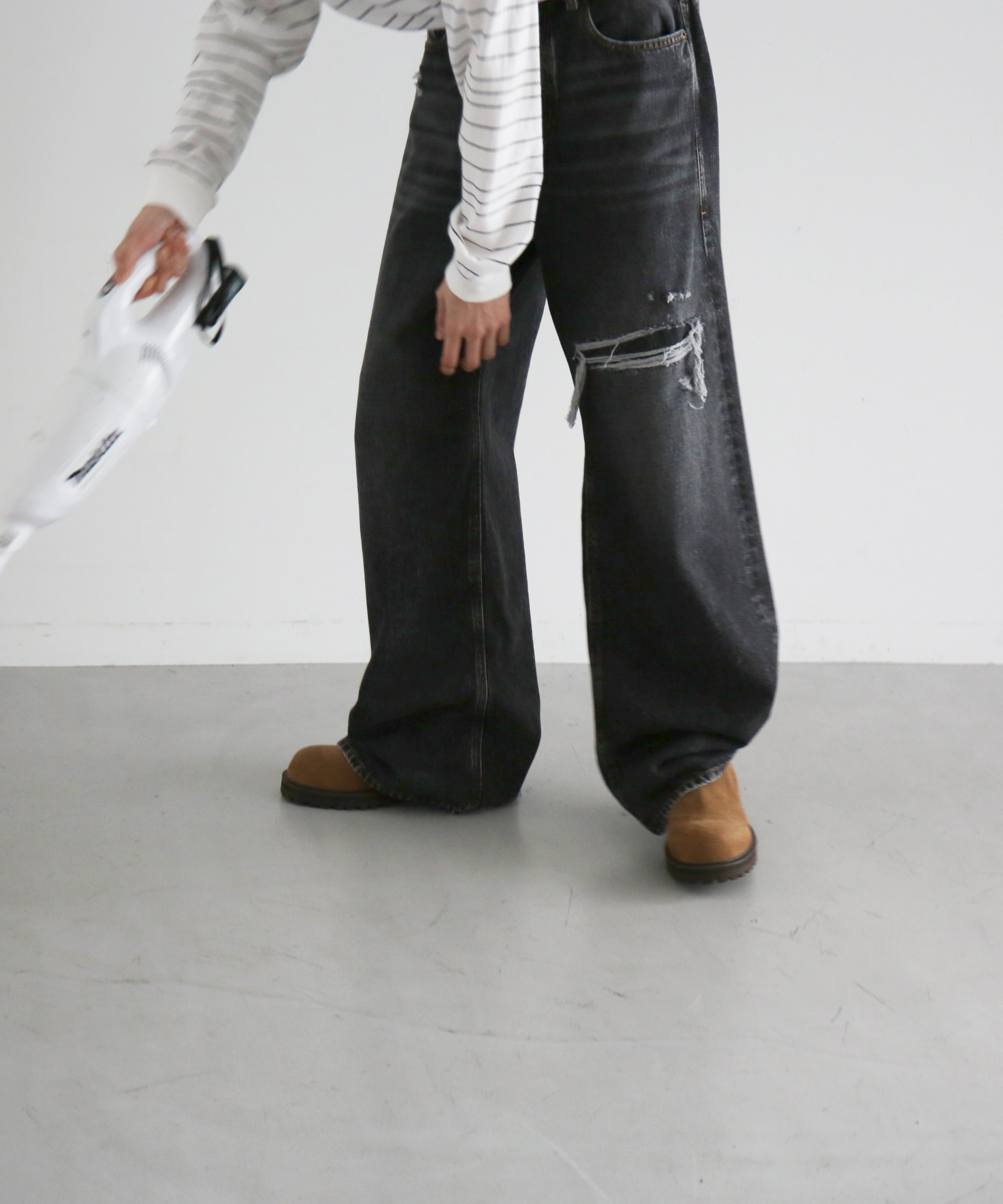 DIESEL Relaxed jeans d-rise "BLACK"