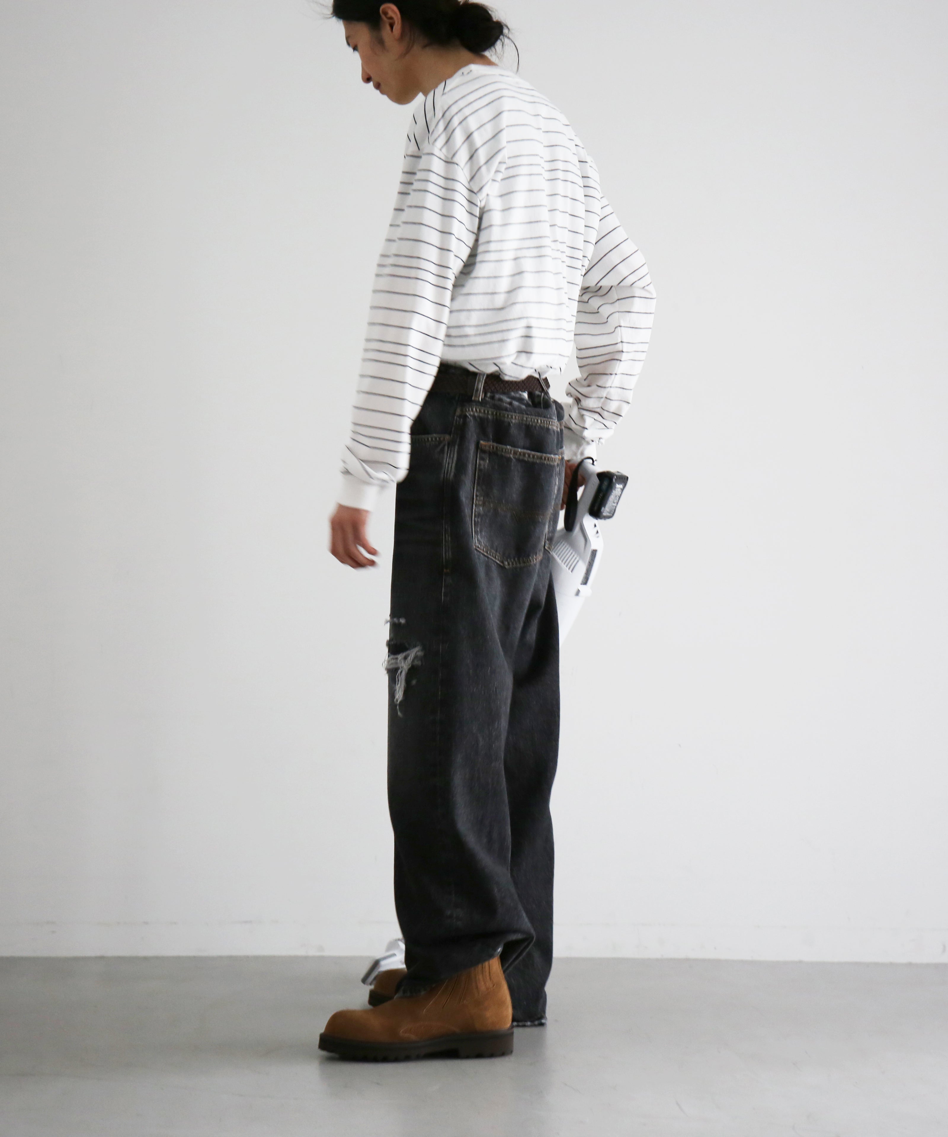 DIESEL Relaxed jeans d-rise "BLACK"