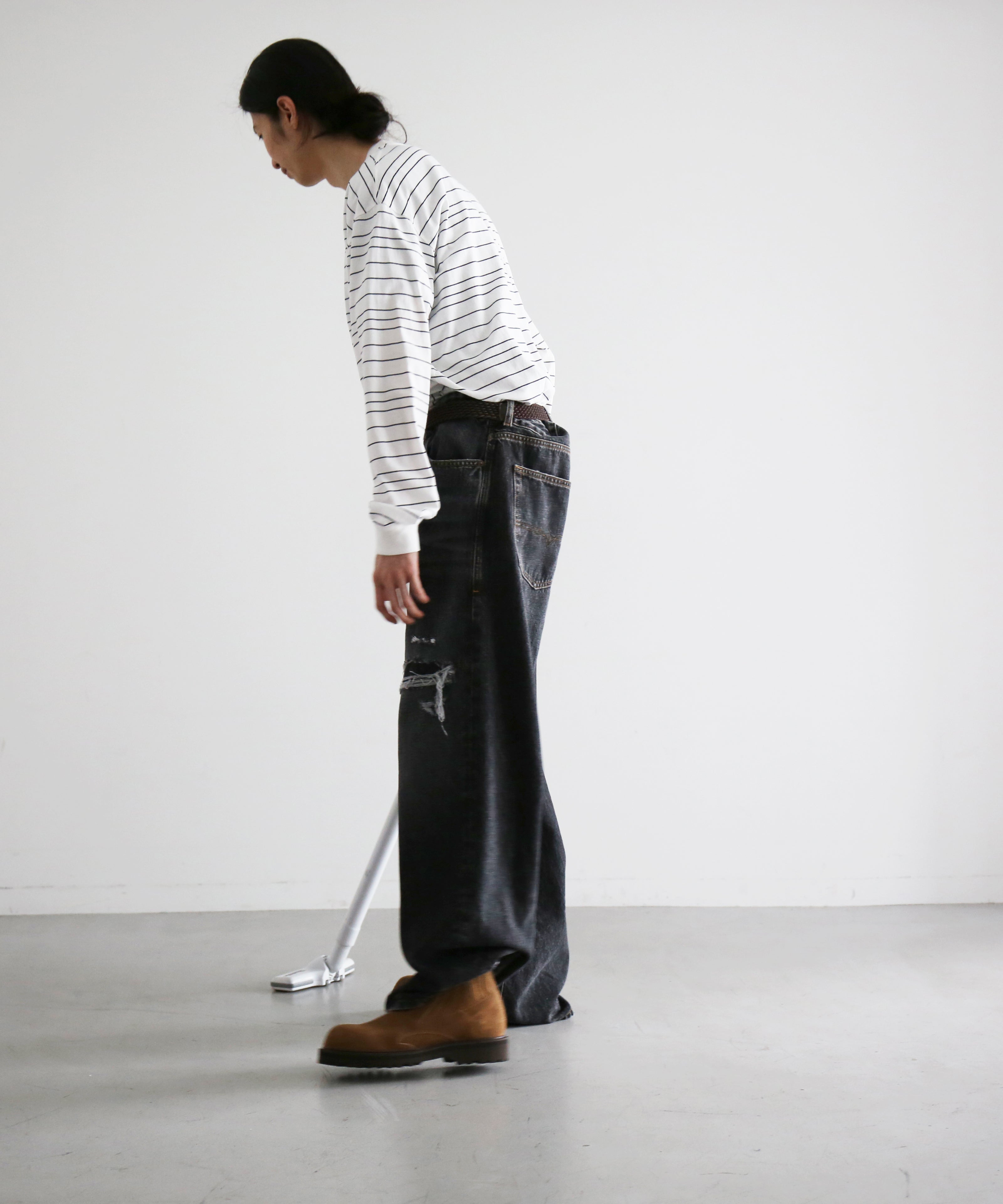 DIESEL Relaxed jeans d-rise "BLACK"
